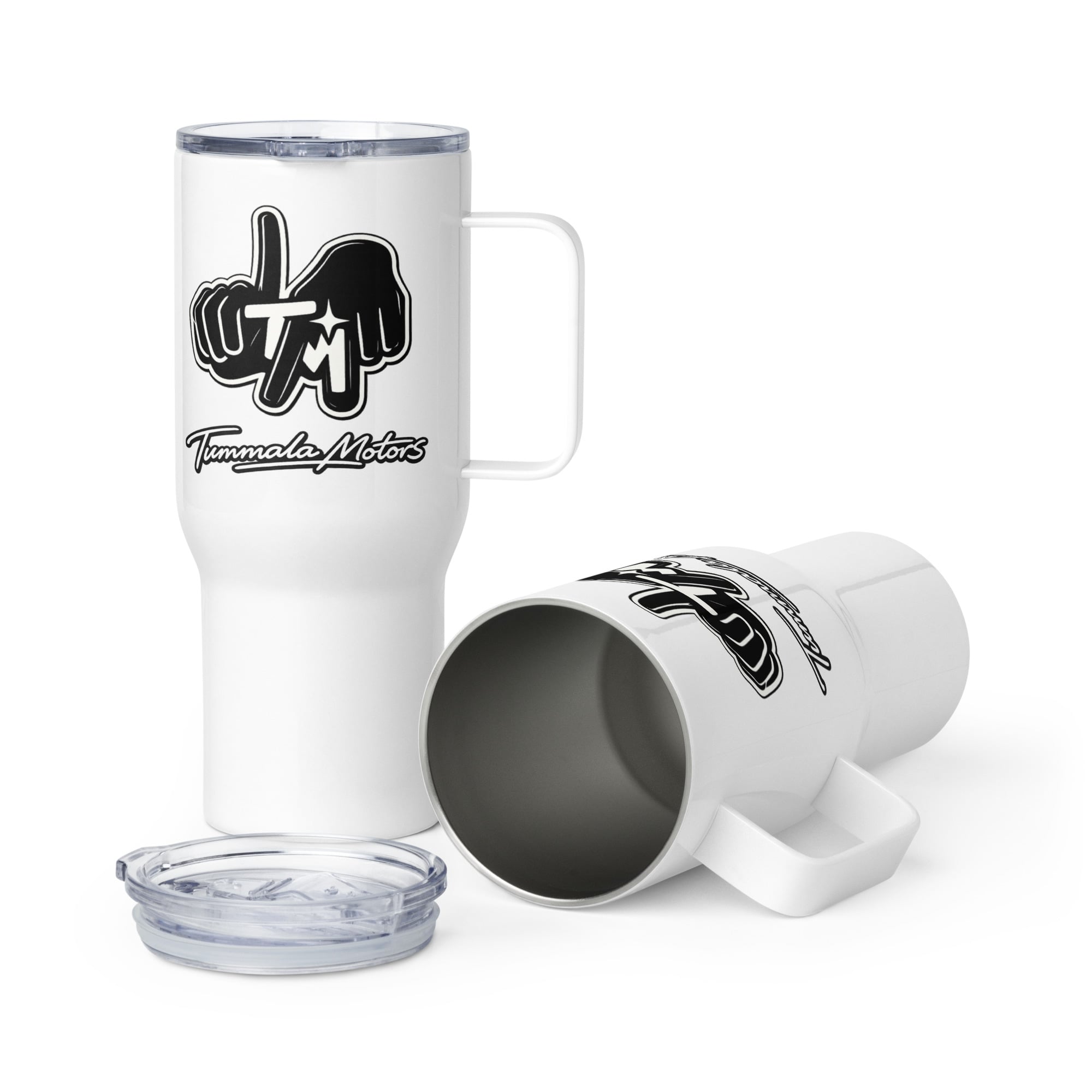 TM Travel Mug With Handle - Image 3
