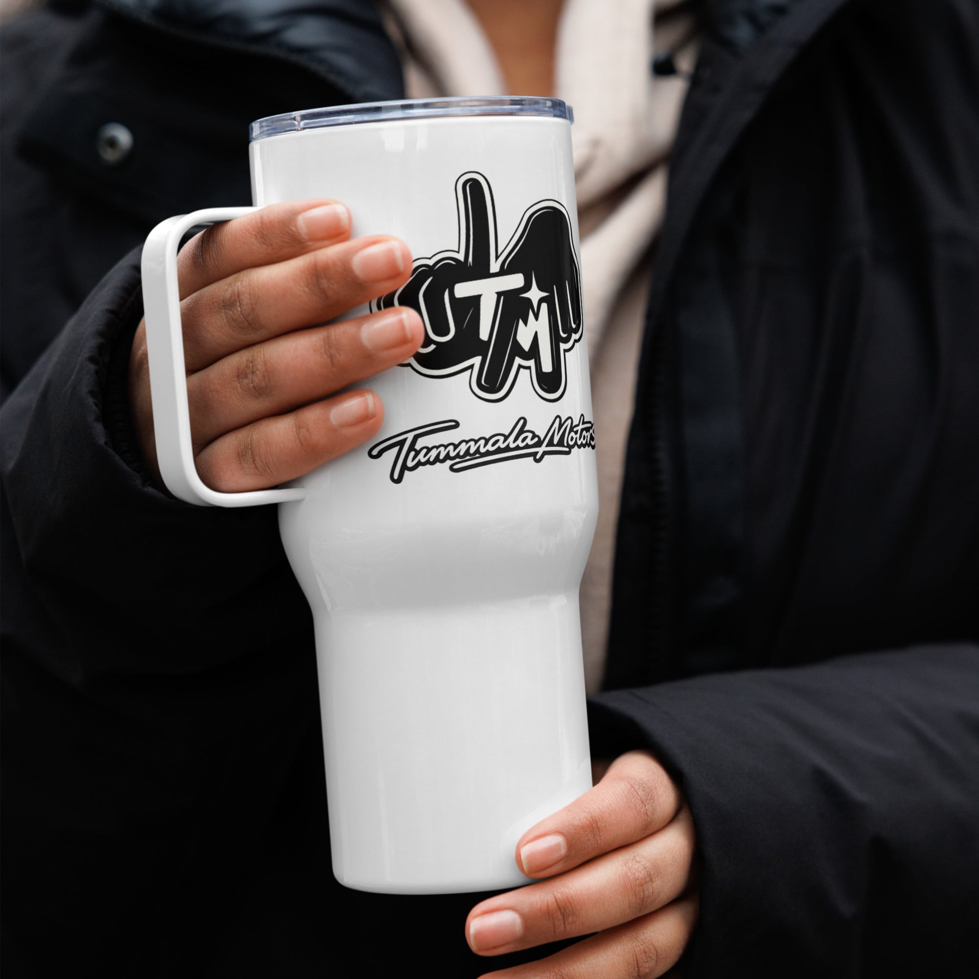 TM Travel Mug With Handle - Image 7