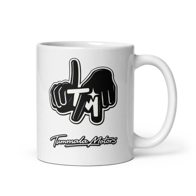 Tummala Motors White Glossy Ceramic Mug