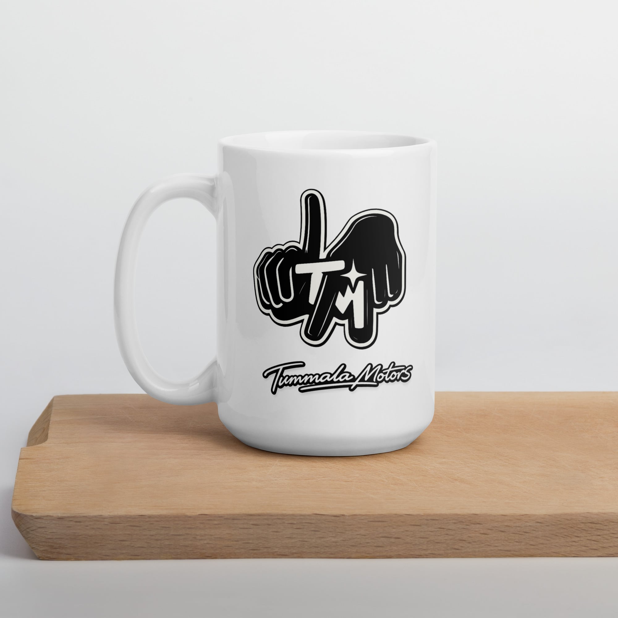 Tummala Motors White Glossy Ceramic Mug - Image 10