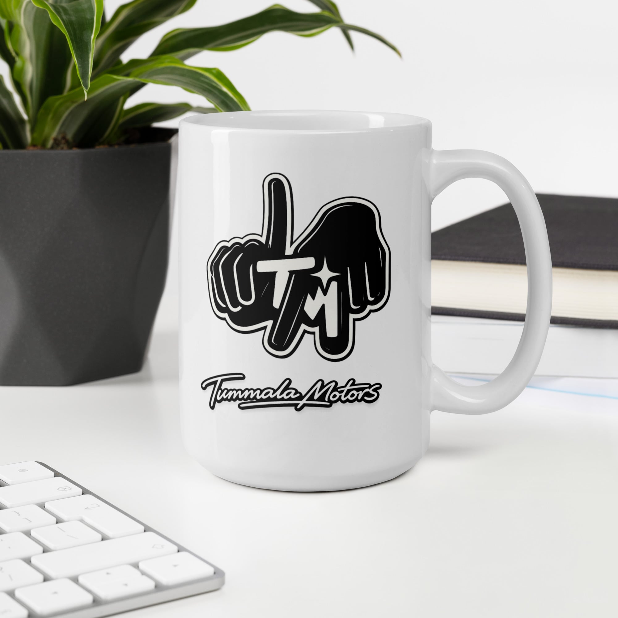 Tummala Motors White Glossy Ceramic Mug - Image 13