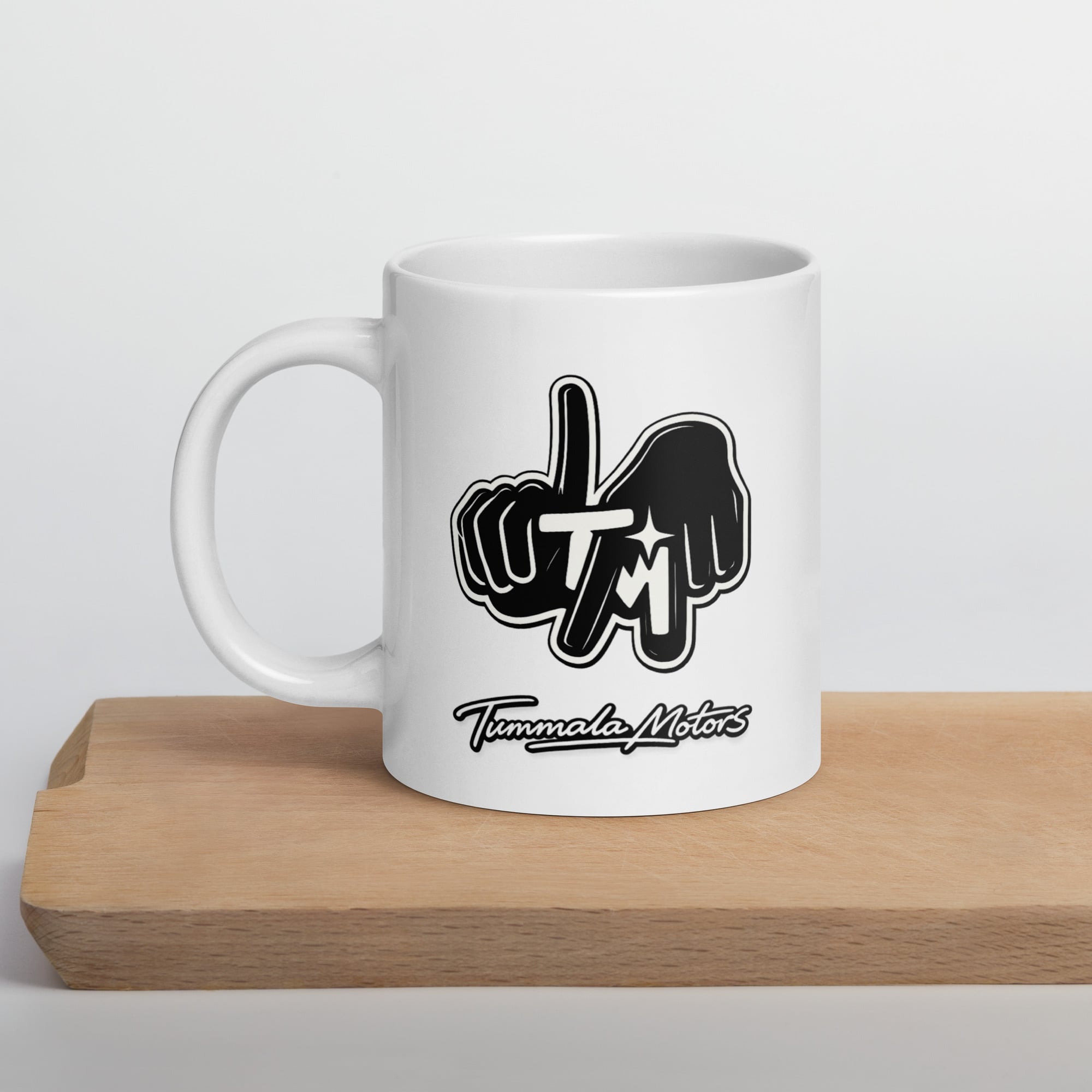 Tummala Motors White Glossy Ceramic Mug - Image 11