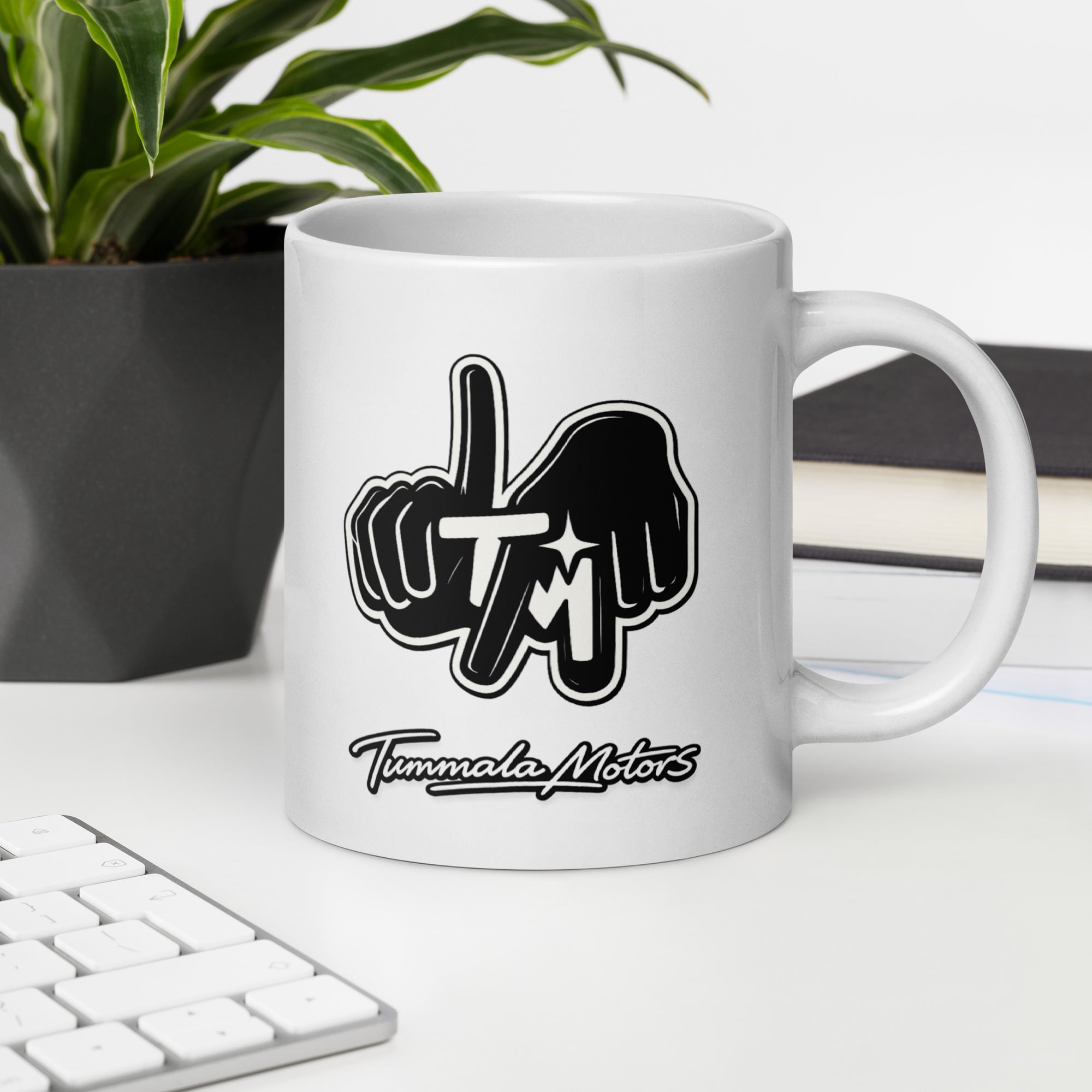 Tummala Motors White Glossy Ceramic Mug - Image 12